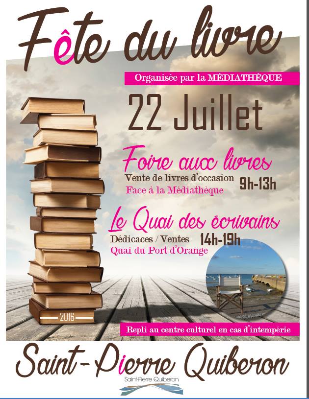 Fête livre St Pierre Quiberon 2016