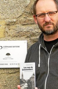 Stéphane Batigne, éditeur à Questembert depuis quatre ans est aussi lauteur de plusieurs livres.